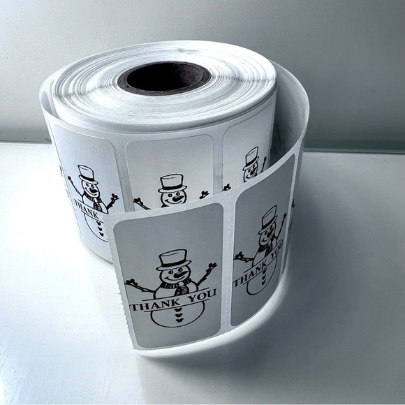 Pack of 100 Stickers | Thank you stickers for Christmas |Packaging Supplies - Picture 6 of 15